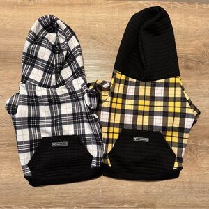 Frenchie Plaid Dog Hoodies - listing is for both